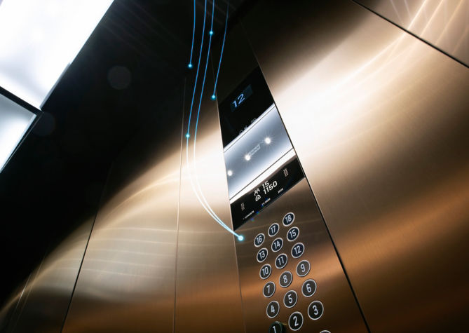 Elevador conectado a la nube - KONE Moderniza tu elevador